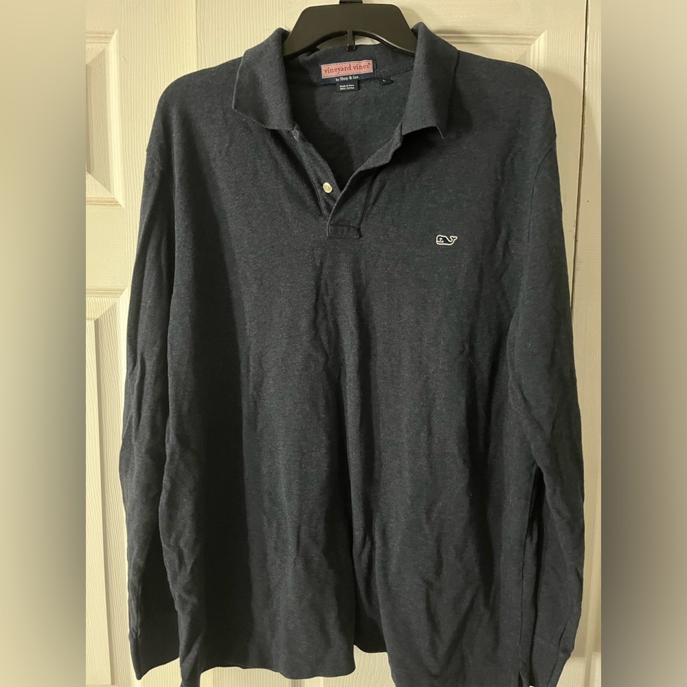 Men’s size large vineyard vines collared long sleeve